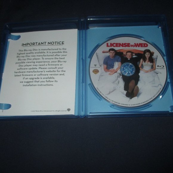 License To Wed (Blu-ray Disc, 2007, Canadian) - Picture 2 of 3
